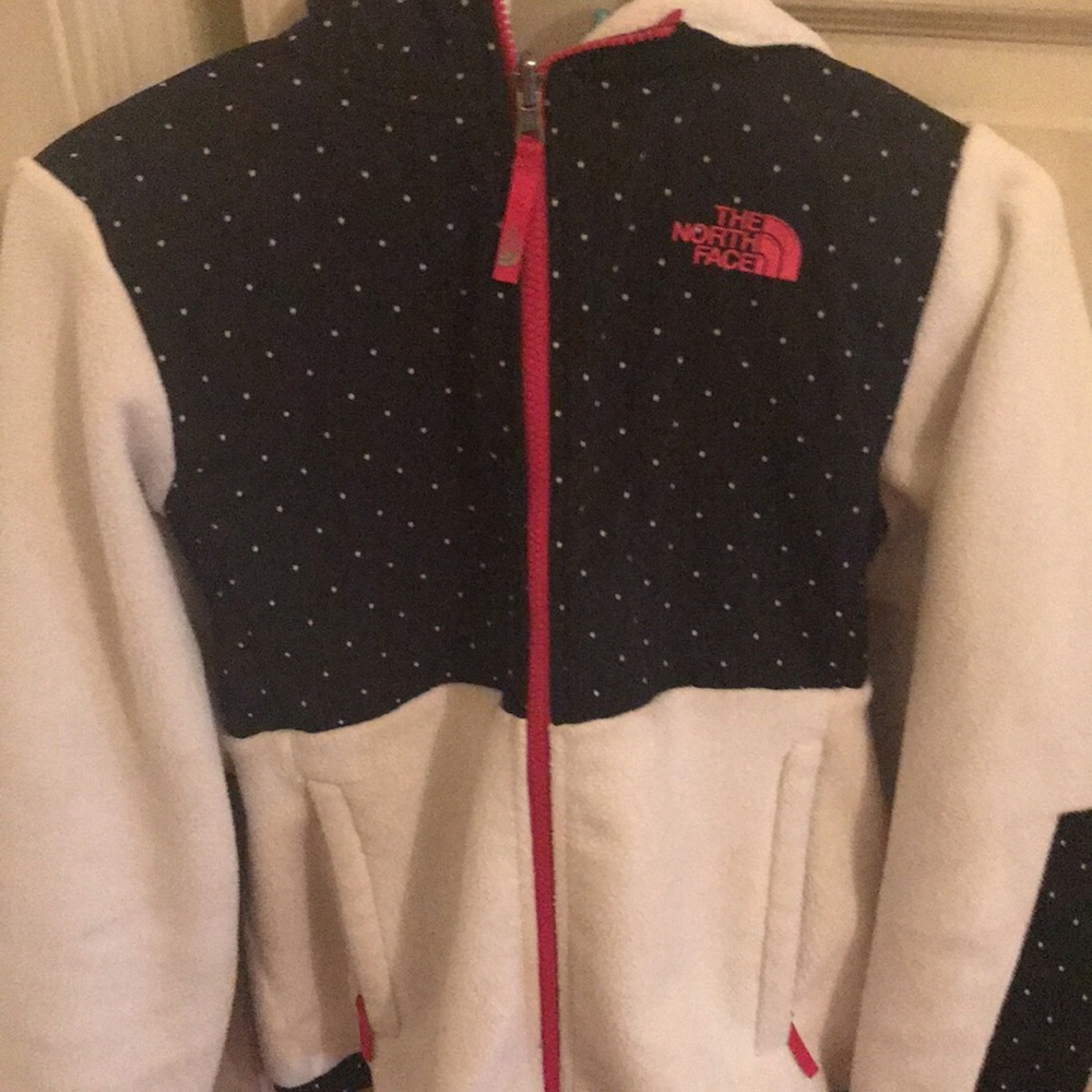 Fleece Kids Northface jacket with hood